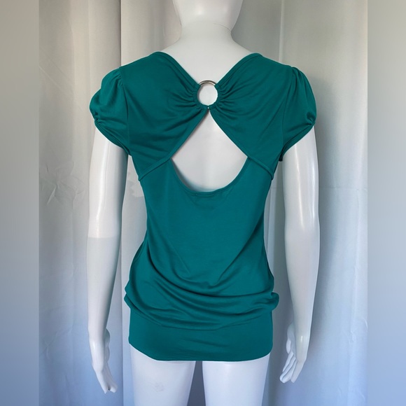 Volume One Women’s V Neck Blouse - Picture 5 of 6